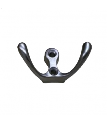 HK-DH-BSN Brushed Stainless Steel Double Hook