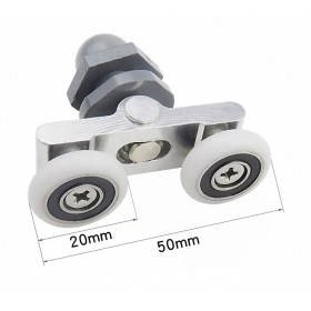 Hardware Specialist Bottom Double Wheel Sliding Shower Door Rollers