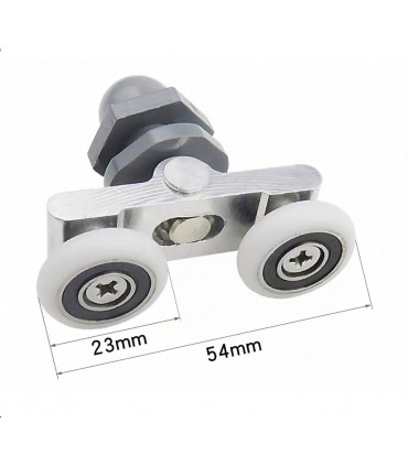 Hardware Specialist Bottom Double Wheel Sliding Shower Door Rollers