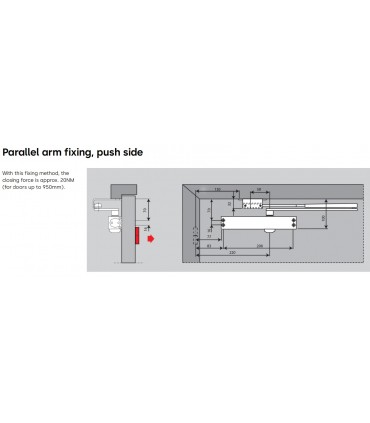 Dorma TS 79 Classicline Door Closer with Dual Speed Control