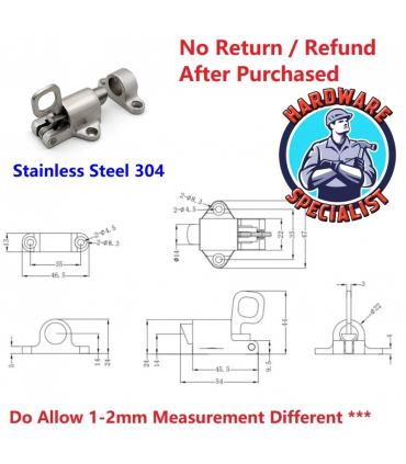 Heavy Duty Rubbish Chute Lock Anti-Rust SecureLock