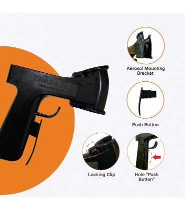 Samurai Comfort Grip Aerogun - Spray Gun Paint Handle