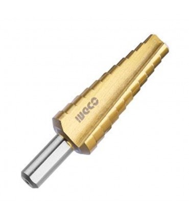 Ingco AKSDS102033 HSS 10-20mm Titanium Coating Step Drill Bit