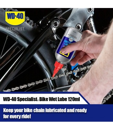 WD40 Specialist Bike Wet Chain Lubricant 120ml