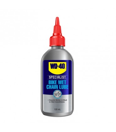WD40 Specialist Bike Wet Chain Lubricant 120ml