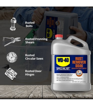 WD40 Specialist Fast Acting Rust Remover Soak - 3.78 Litre