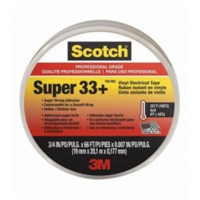 3M Super 33+ Vinyl Electrical Tape (Professional Grade)