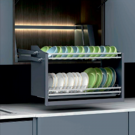 Moco MTD02 SUS304 Staineless Steel Anti-Collision Smart Elevation Dish Rack