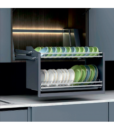 Moco MTD02 SUS304 Staineless Steel Anti-Collision Smart Elevation Dish Rack