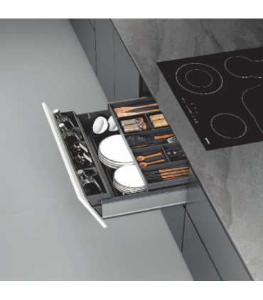 Moco ML0811 Aluminum Tilted Double Deck Pull-Out Basket