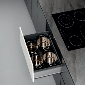 Moco ML0810 Aluminum Base Cabinet Drawer Basket