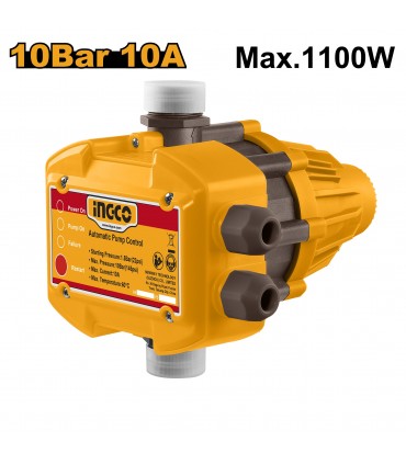 Ingco WAPS001 10 Bar Automatic Pump Control Switch for Water Pump