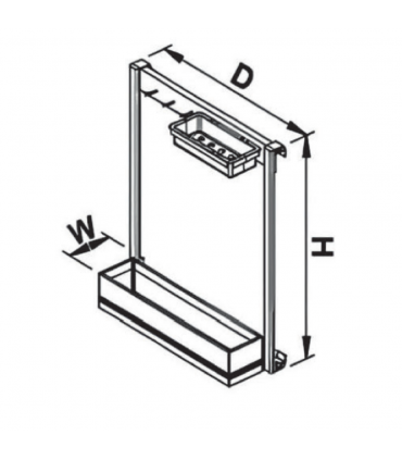 Moco MC339 Steel Cleaning Article Basket