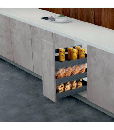 Moco MC340 Steel Side Mounted Three Layer Basket
