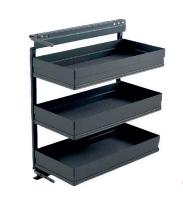 Moco MC340 Steel Side Mounted Three Layer Basket