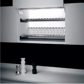 Moco MC809 Stainless Steel Dish Rack - Grey