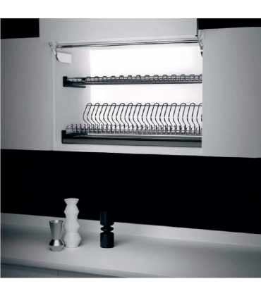 Moco MC809 Stainless Steel Dish Rack - Grey