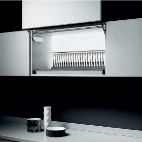 Moco MC813 SUS304 Stainless Steel Single Layer Dish Rack - Nickel