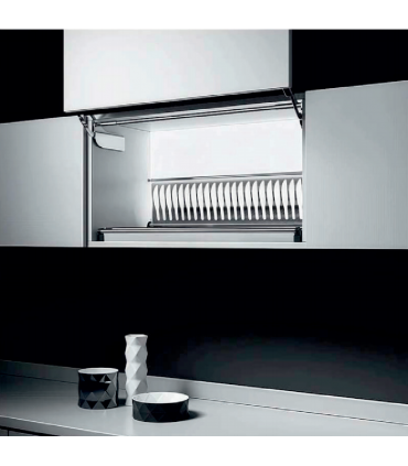 Moco MC813 SUS304 Stainless Steel Single Layer Dish Rack - Nickel