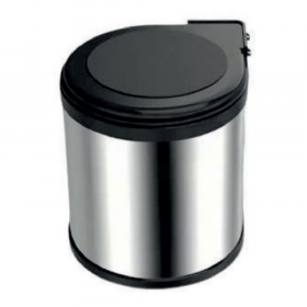 Moco MDB117 SUS304 Stainless Steel Revolving Stainless Steel Trash Bin