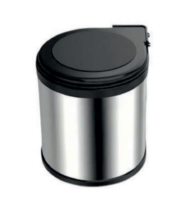 Moco MDB117 SUS304 Stainless Steel Revolving Stainless Steel Trash Bin