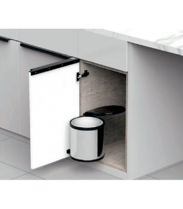 Moco MDB117 SUS304 Stainless Steel Revolving Stainless Steel Trash Bin