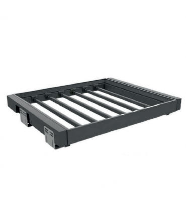 Moco MCW235 Aluminum Pull-Out Trouser Rack - Grey