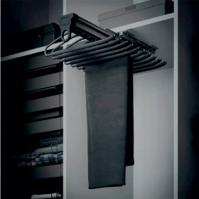 Moco MCW242 Top Mounted Single Row Trouser Rack