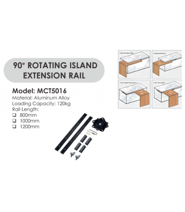 Moco MCT5016 90° Rotating Island Extension Rai