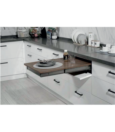 Moco MCT04408 Aluminum Alloy Pull-out Extension Table Slide
