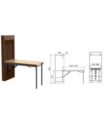 Moco MCT5002  Cold Rolled Steel Pull Down Table Fitting