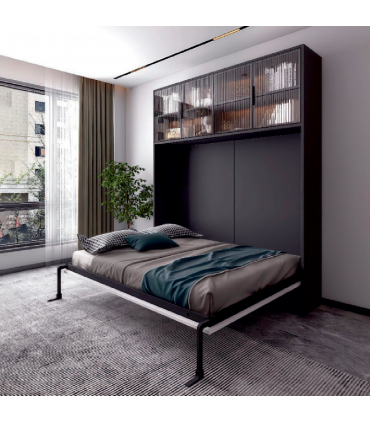Moco MB101H Murphy Horizontal Space-Saving Wall Bed Frame