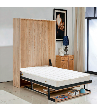 Moco MB105V Vertical Murphy Bed Frame With Desk