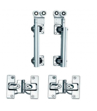 Moco KS230 Top-Hung Sliding Design 4-Door Folding Door Roller Set