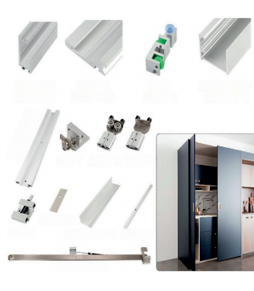 Moco MCH303 Soft-Closing Pocket Door System