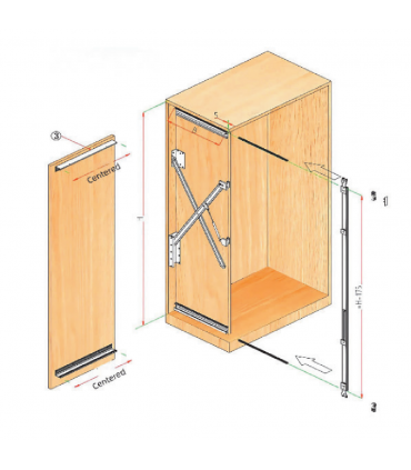 Moco MCH303 Soft-Closing Pocket Door System