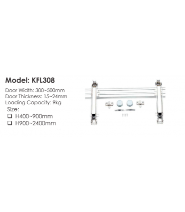 Moco KFL308 Flush Door Hinge