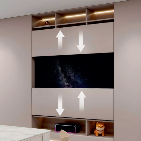 Moco MCH306 Vertical Up-Down Synchronized Sliding Door System
