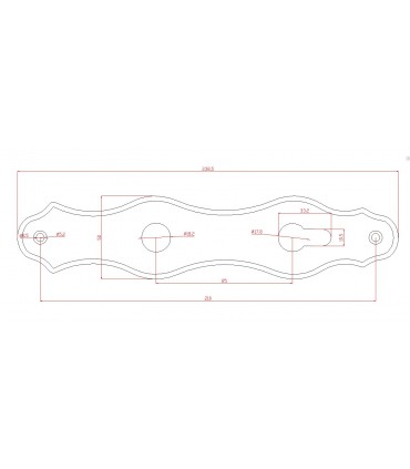 Hardware Specialist 210mm Metal Gate Lever Handle Replacement