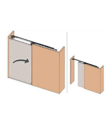 Moco MBS02 2 Way Soft Closing Flush Sliding Door System