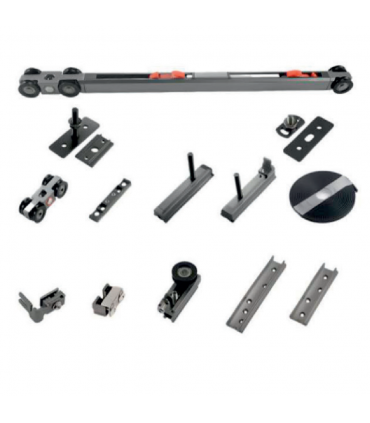 Moco KS515 2+2 Synchor Opening Sliding Door Roller Set