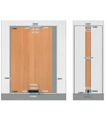 Moco MAD061 Central Axis Hydraulic Pivot Door Closer