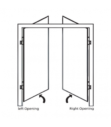 Moco MAD601 Adjustable Closing Hydraulic Flag Hinge - Sliver