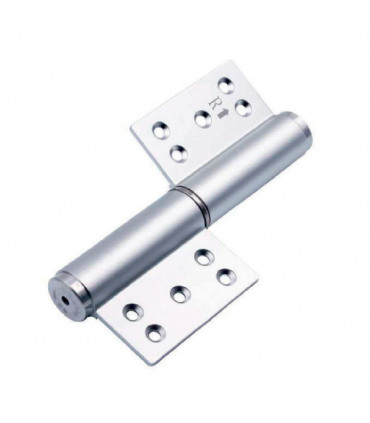 Moco MAD601 Adjustable Closing Hydraulic Flag Hinge - Sliver