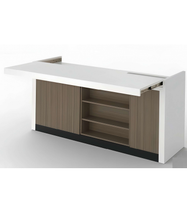 Moco MCT5050 Aluminium Alloy Table Top Extension Slide - Champagne Gold