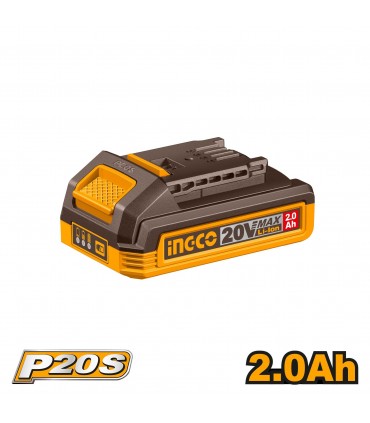 Ingco FBLI20011 20V Lithium-Ion 2.0Ah Battery Pack for Power Tools