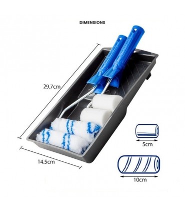 Wadfow WCB3H71 7-in-1 Paint Roller Cylinder Brush Set