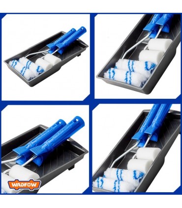 Wadfow WCB3H71 7-in-1 Paint Roller Cylinder Brush Set