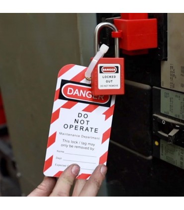 Hardware Specialist Lockout Tagout Danger Do Not Operate Tags