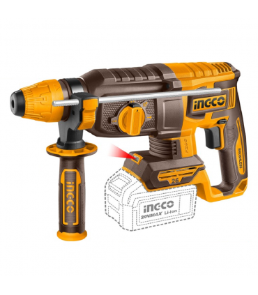 Ingco CRHLI202268 20V Brushless Cordless Rotary Hammer Drill